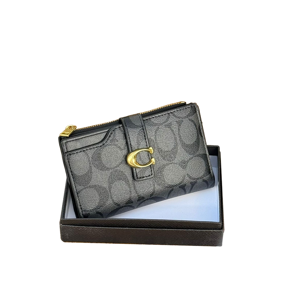 Coach - Cartera en Signature (Negra)