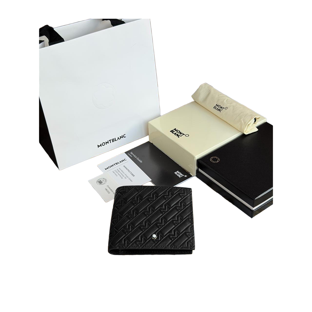 Montblanc - Cartera Para 8 Tarjetas 100% Piel