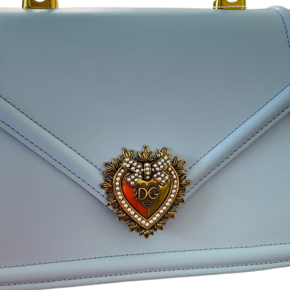 Dolce & Gabbana - Bolsa Devotion Small "Blue Baby"