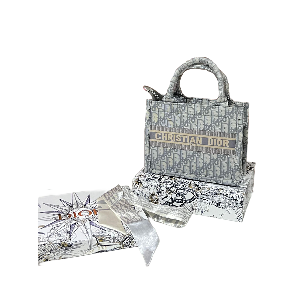 Dior - Medium Tote Bag (Gris)