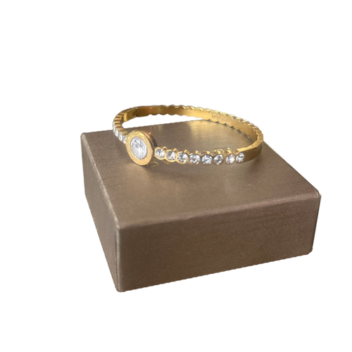 Bvlgari - Brazalete de Acero (Oro)
