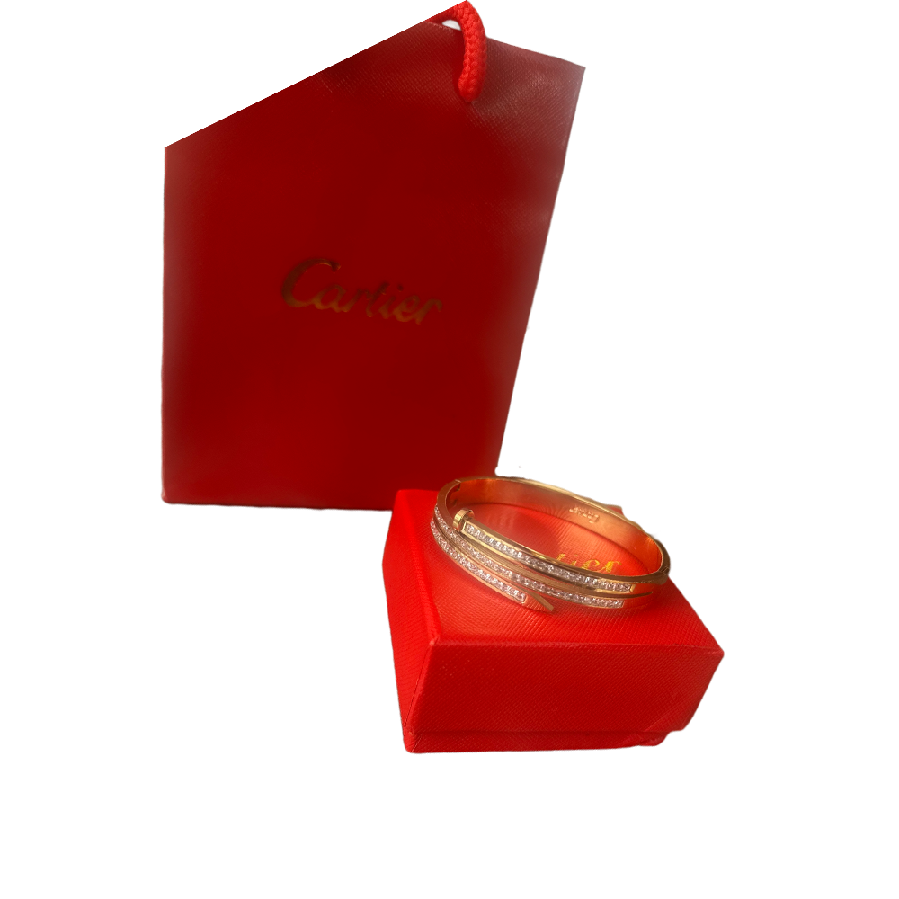 Cartier - Brazalete de Acero (Oro)