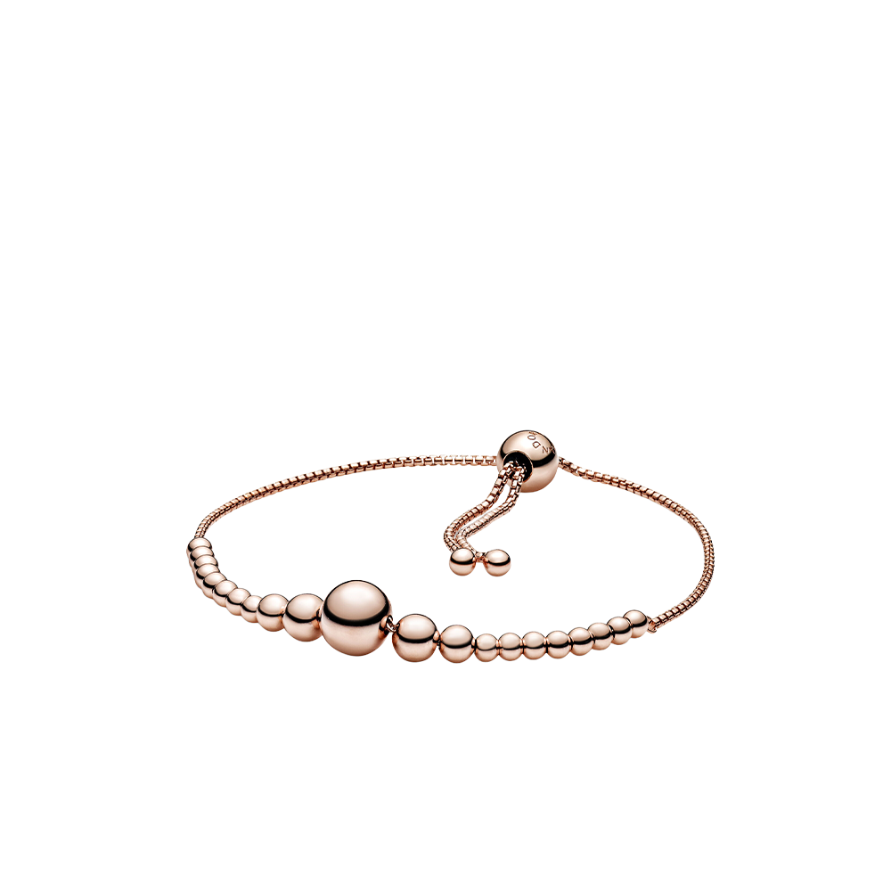 Pandora - Brazalete "String Of Beads" (Rosa)
