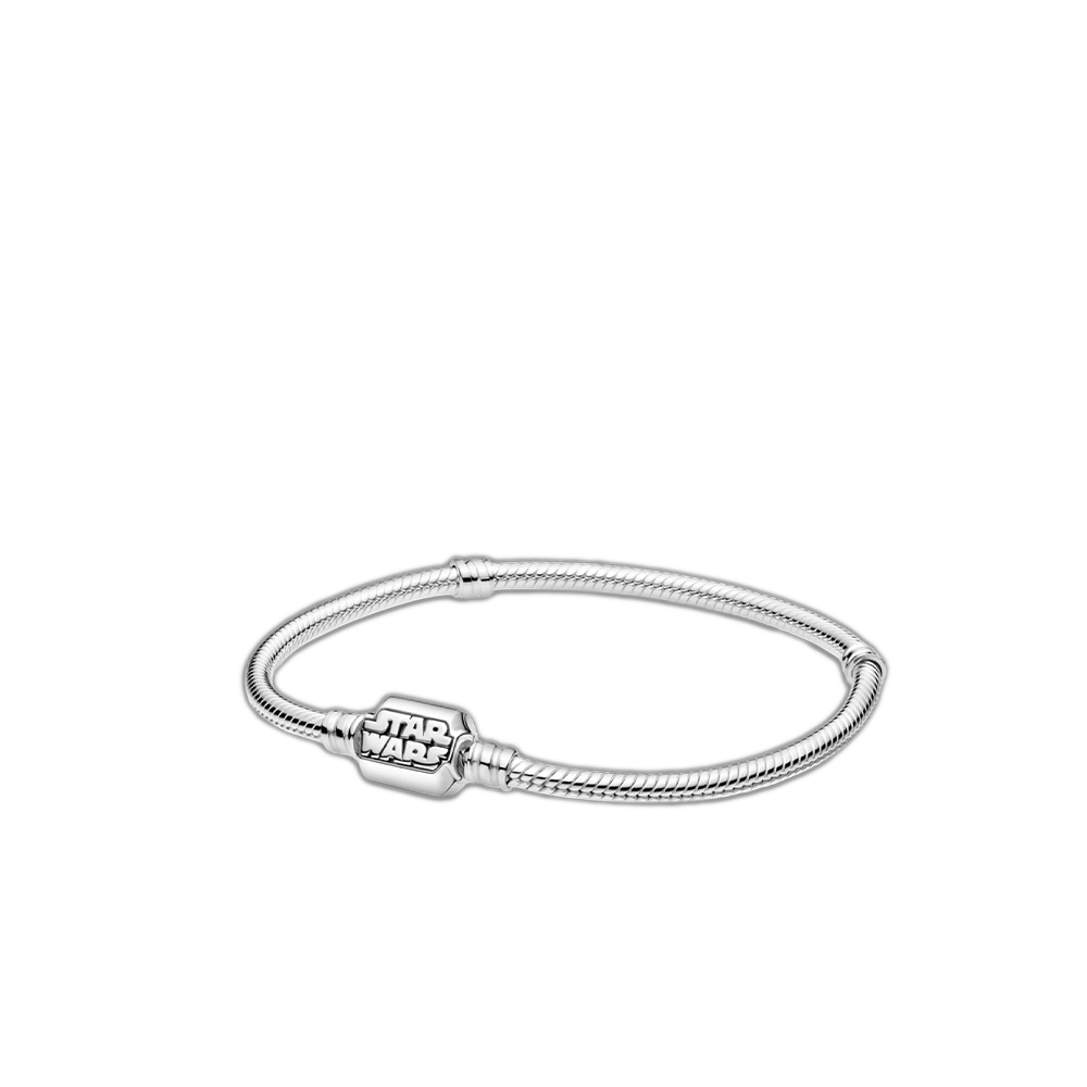 Pandora - Pulsera con Broche de Star Wars (Plata)