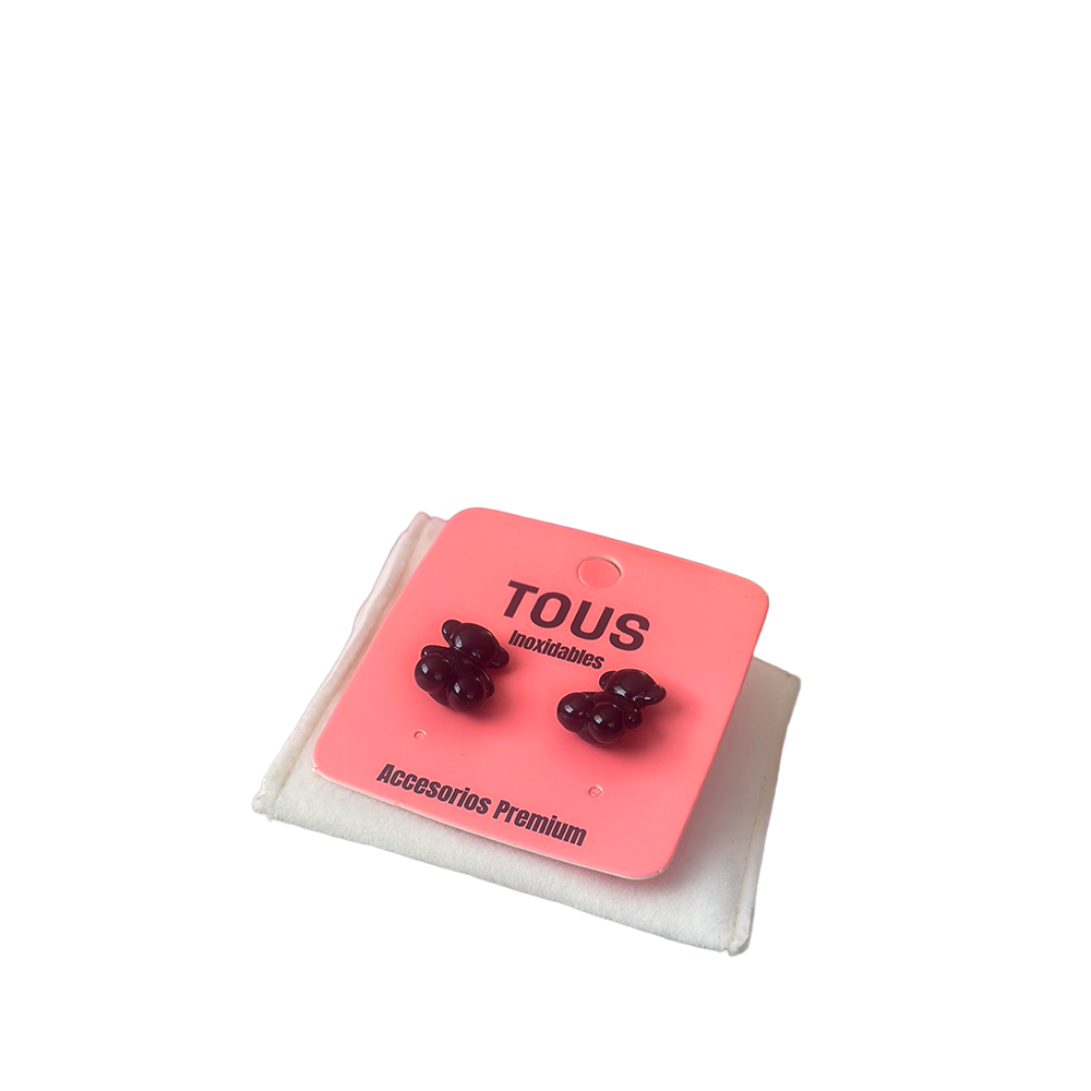 Tous - Pendientes de Acero (Negros)