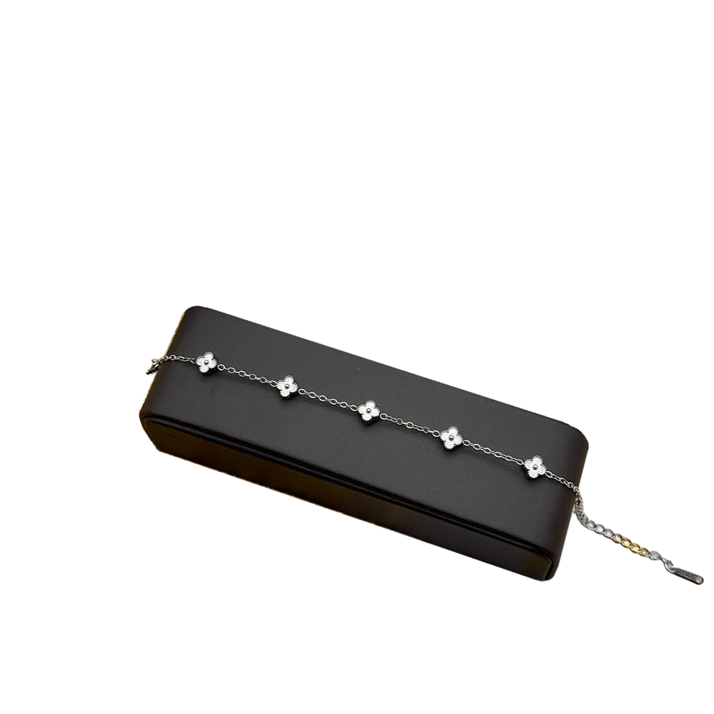 Van Cleef & Arpels - Brazalete 5 Motivos (Blanco)