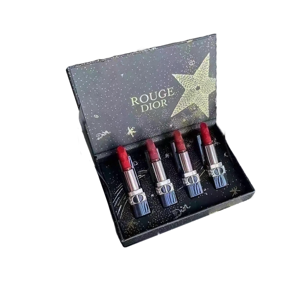 Dior - Kit Rougue Black Mini Lipstick (4 piezas)