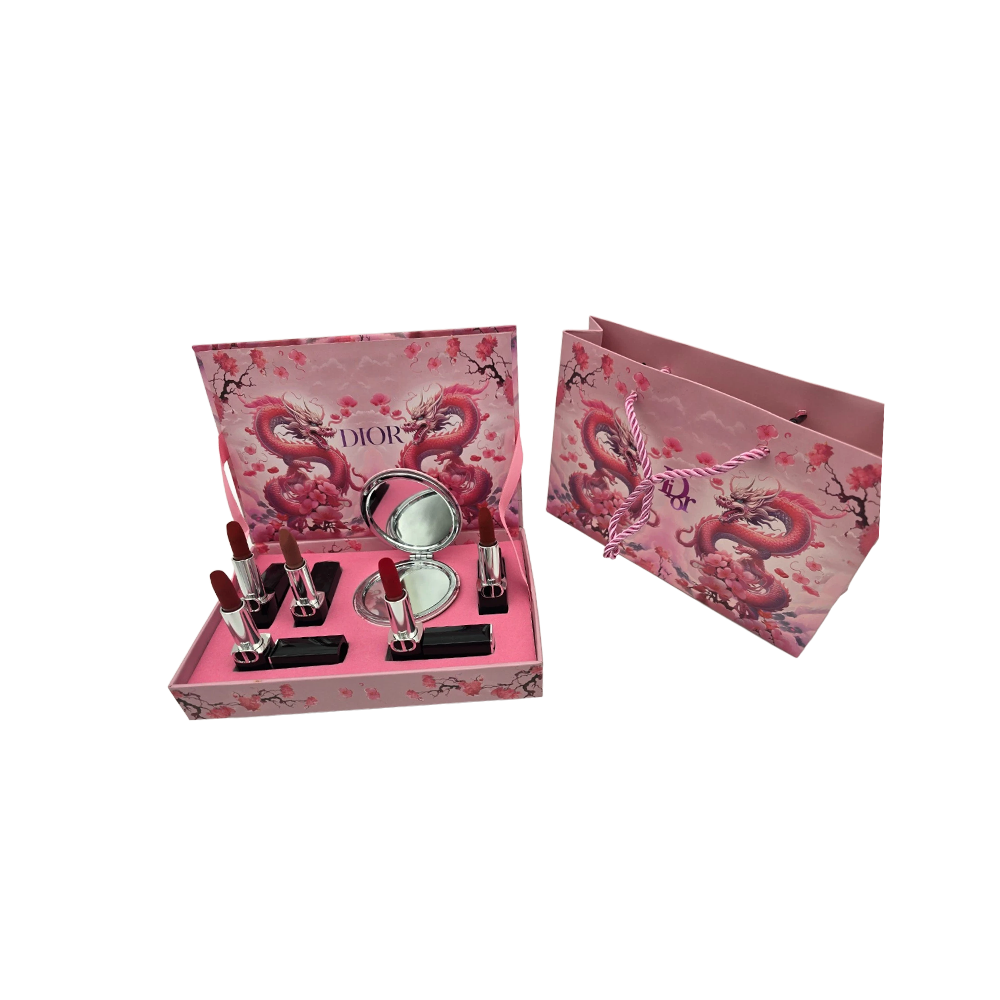 Dior - Kit Rougue Mini Lipstick Peach Blossom Dragon Edition (6 piezas)