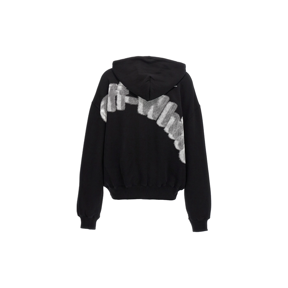 Off-White - Hoodie Logo 3D (Negra)