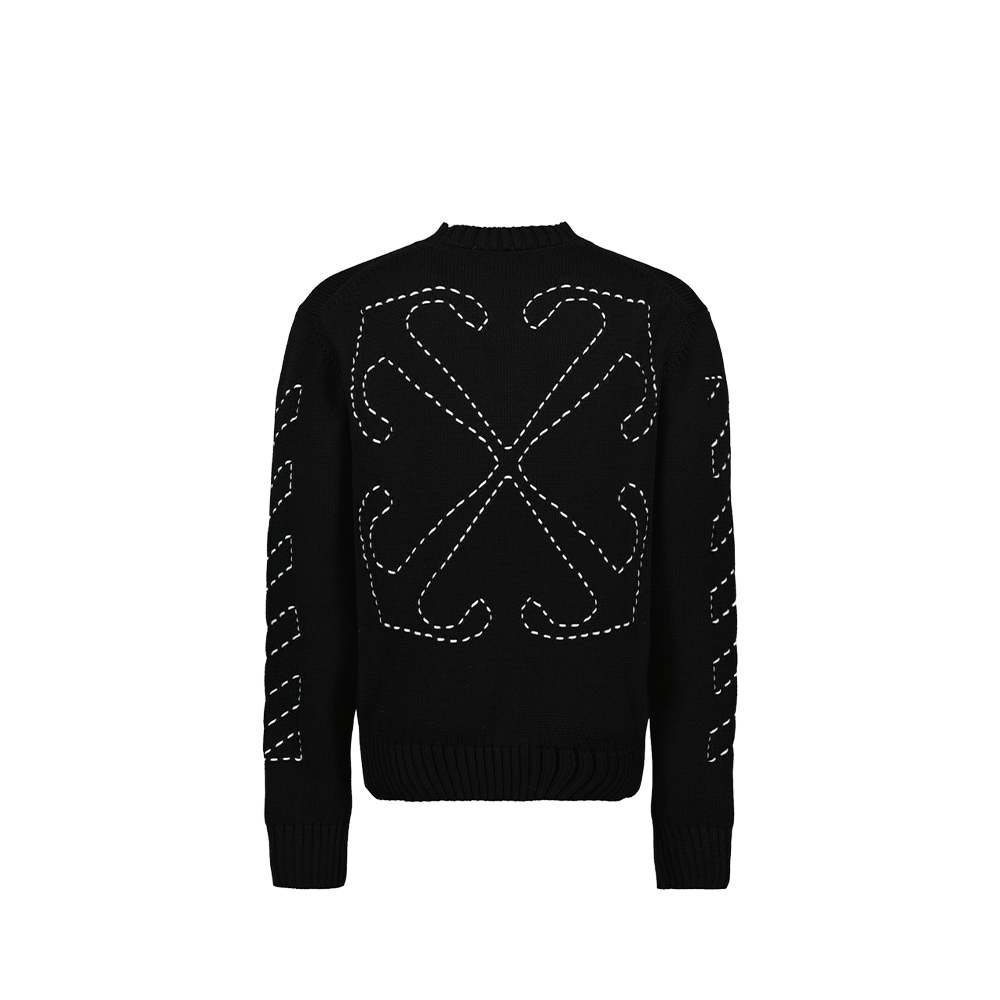 Off-White - Suéter Diag Arrow (Negra)