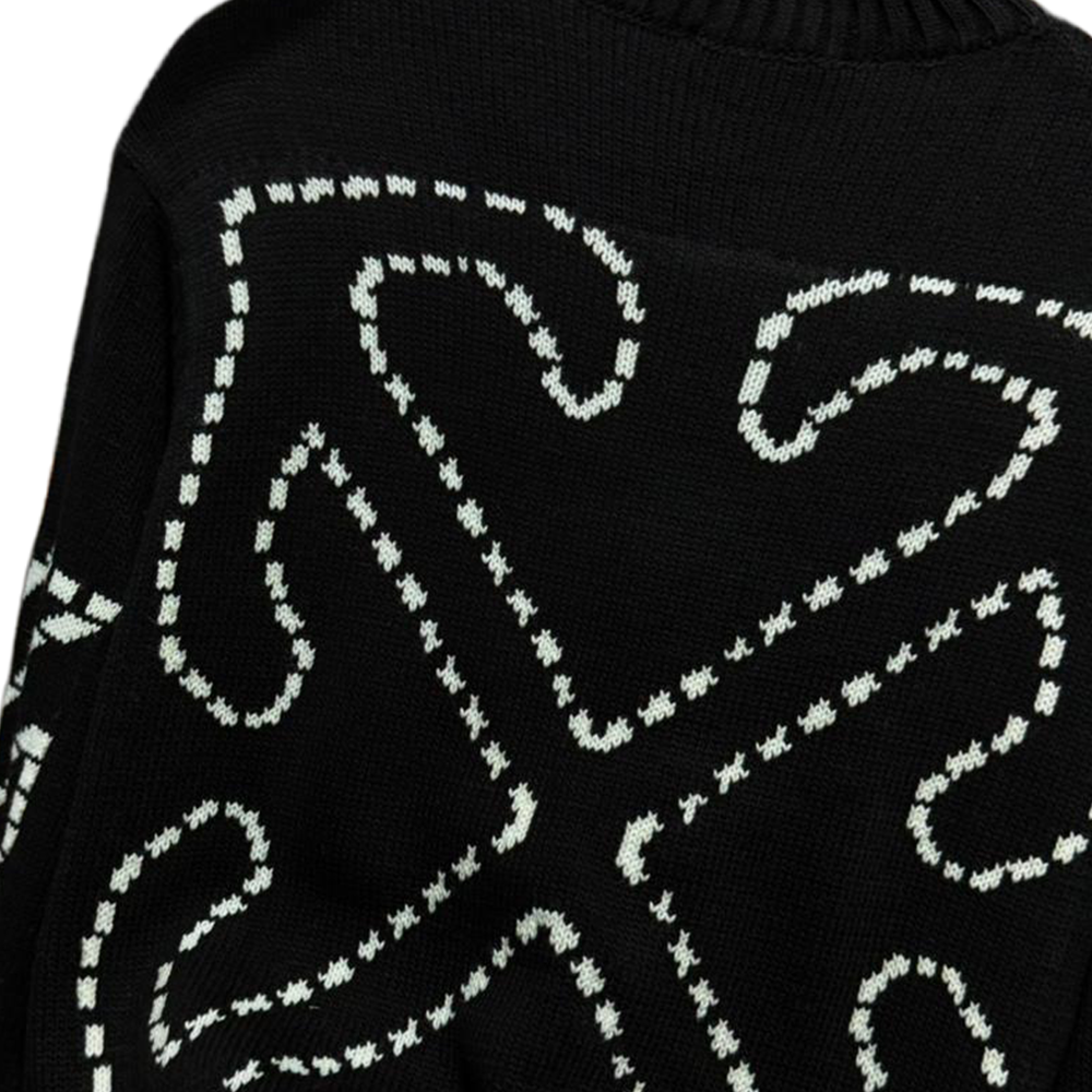 Off-White - Suéter Diag Arrow (Negra)